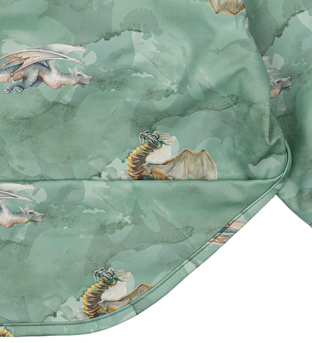Mikk-Line - PU - Recycled - Bib - Blouse - AOP - Green Bay