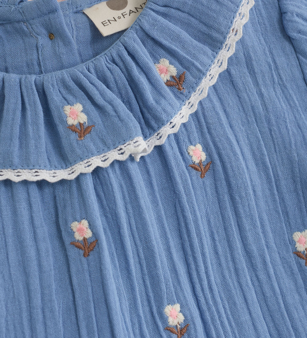 En Fant Dress - Muslin - Infinity w. Flowers