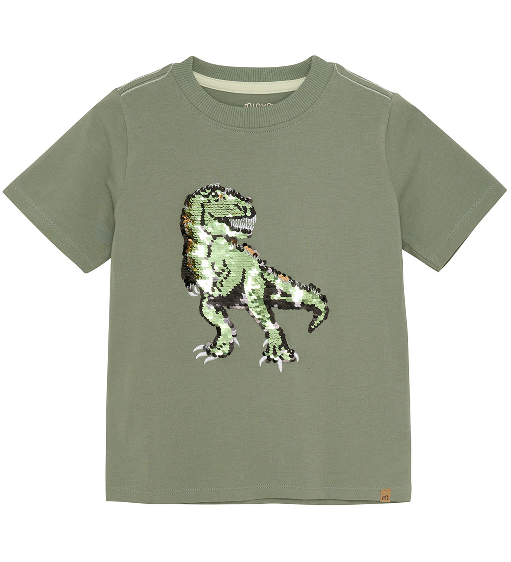 Minymo T-shirt - Sea Spray - w. Dinosaur