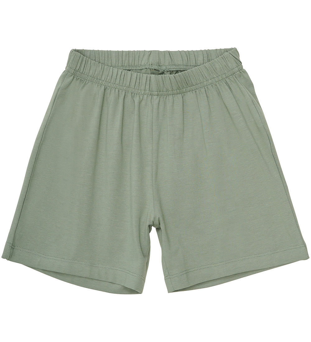 Minymo Shorts Set - T-shirt/Shorts - Sea Spray w. Dinosaurs