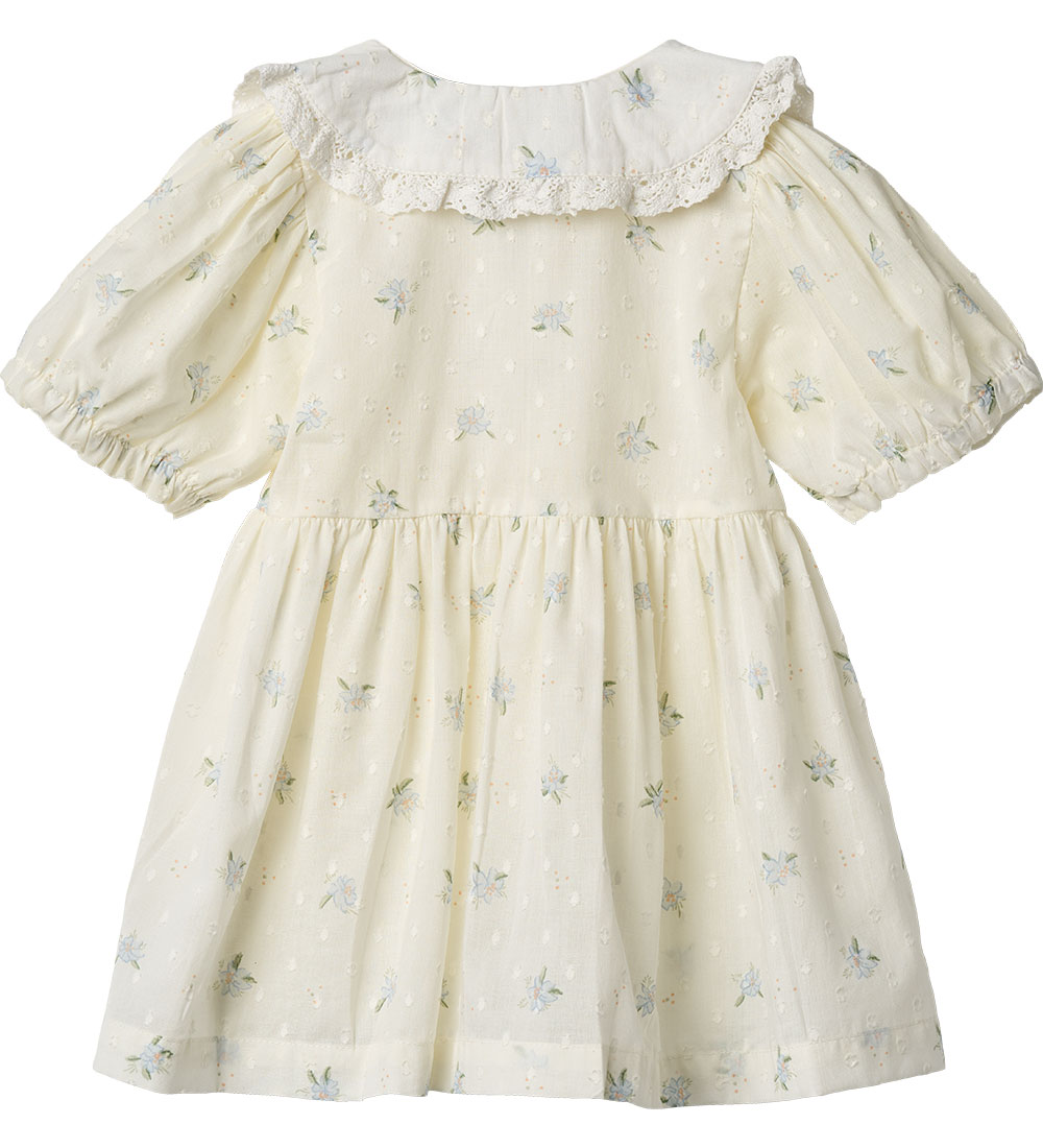 Wheat Kleid - Adele - Blue Blumen m. Spitze