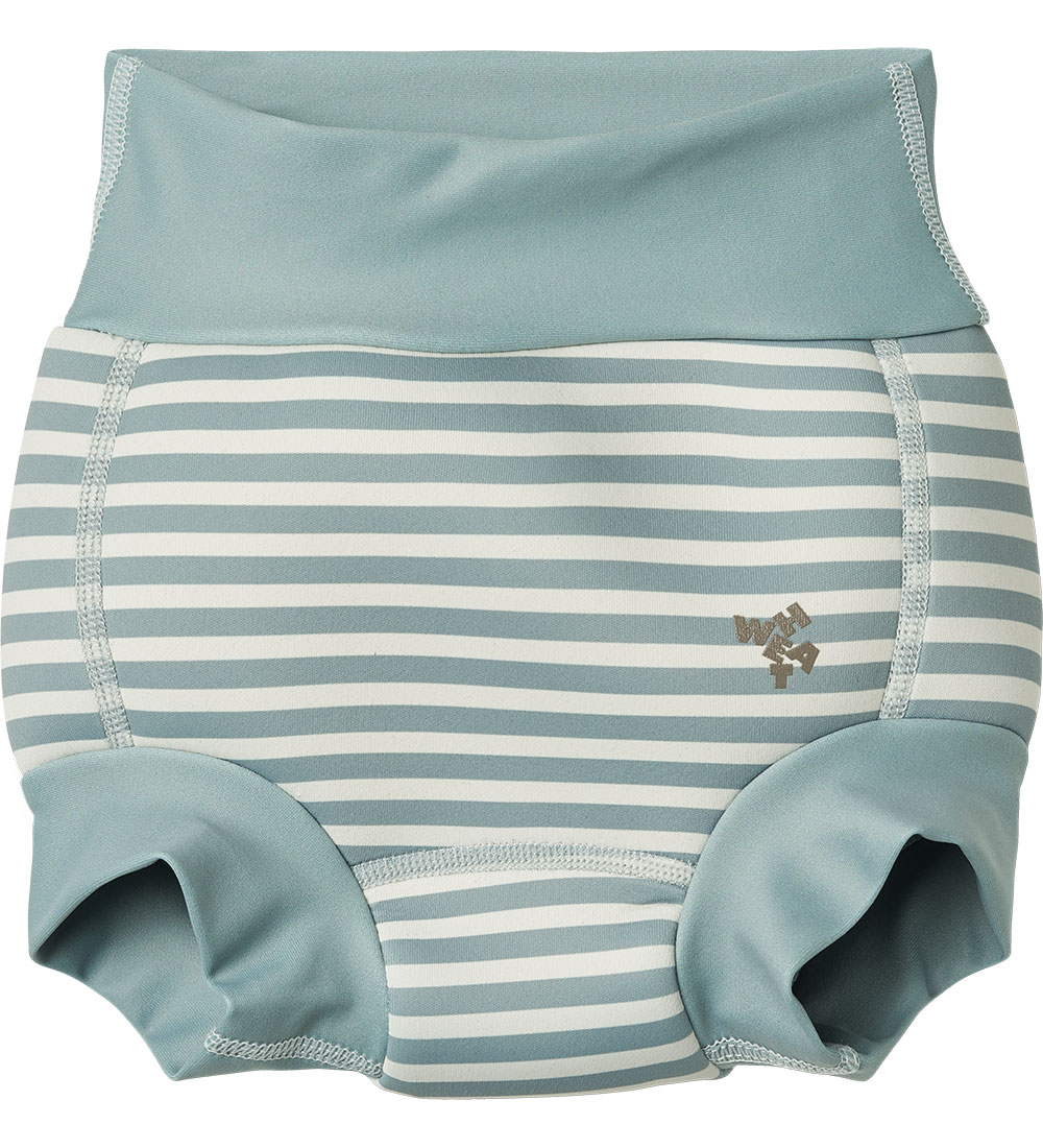 Wheat Swim Diaper - UV40+ - Neoprene - Rainy Waves Stripe
