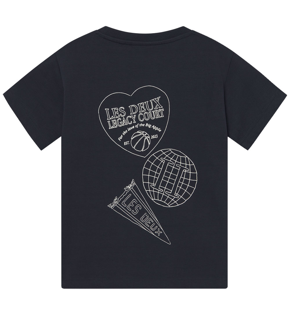 Les Deux T-shirt - Atlas - Dark Navy