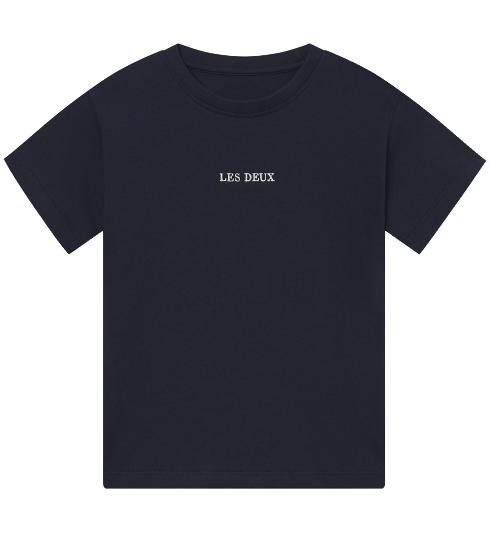 Les Deux T-shirts - 2er-Pack - Dexter - Dark Navy/Lichen Green