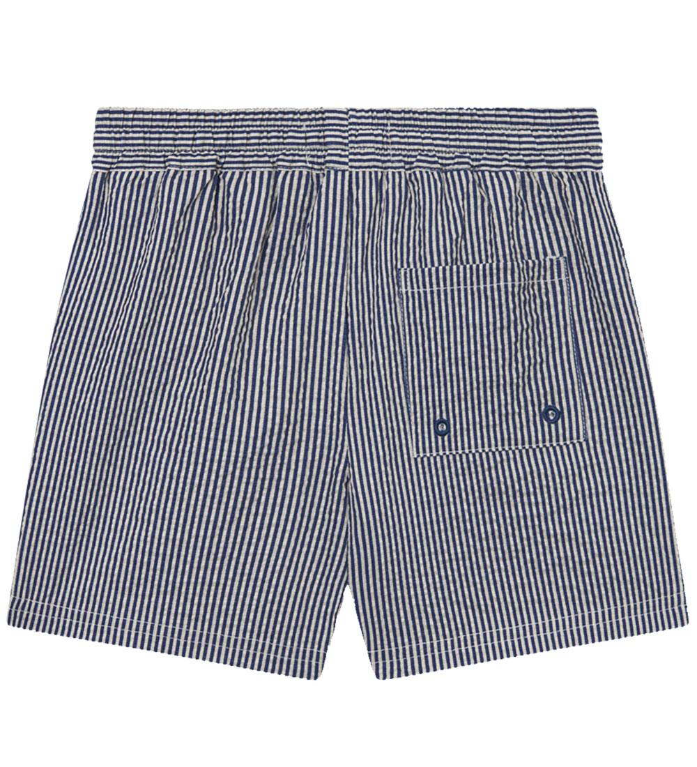 Les Deux Swim Shorts - Stan Stripe - Light Sand/Blueprint