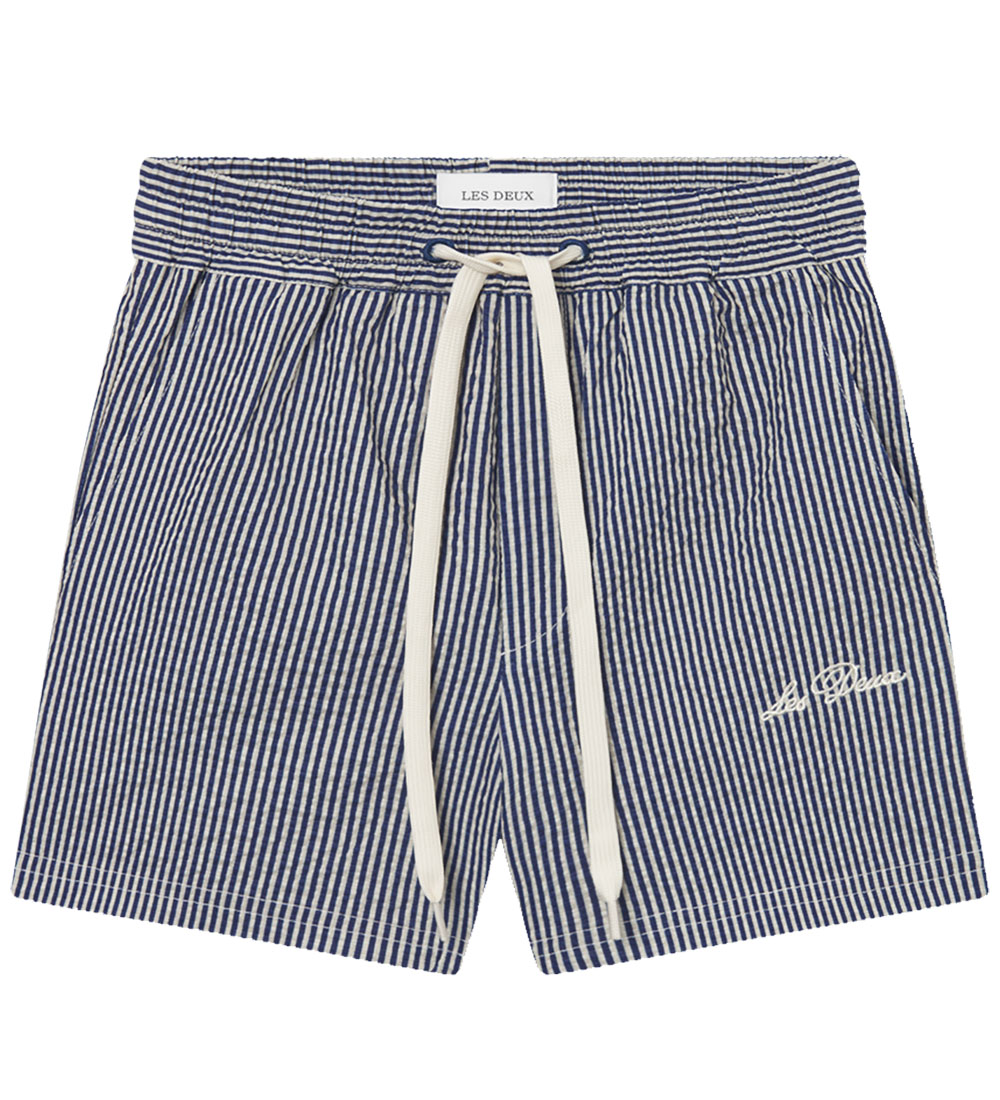 Les Deux Swim Shorts - Stan Stripe - Light Sand/Blueprint
