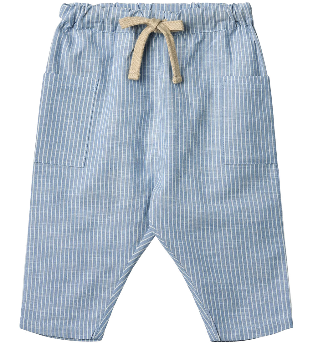 Wheat Trousers - Arne - Blue Stripe