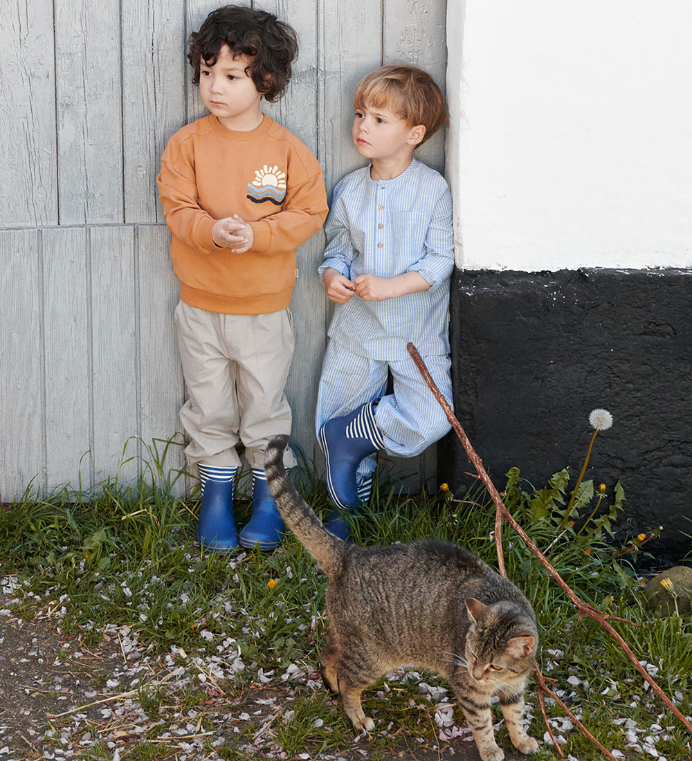 Wheat Trousers - Sasha - Blue Stripe