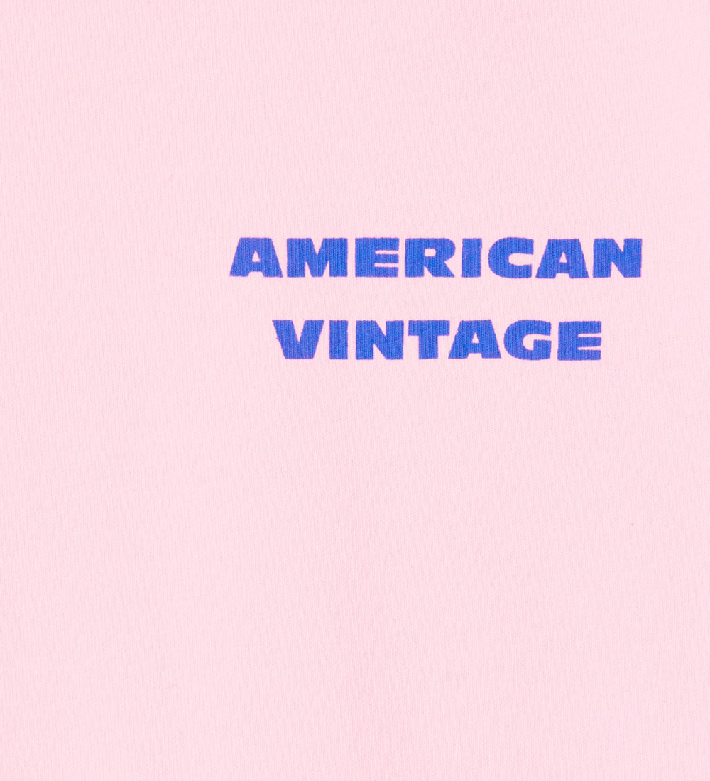 American Vintage T-shirt - FizValley - Baby Pink Vintage
