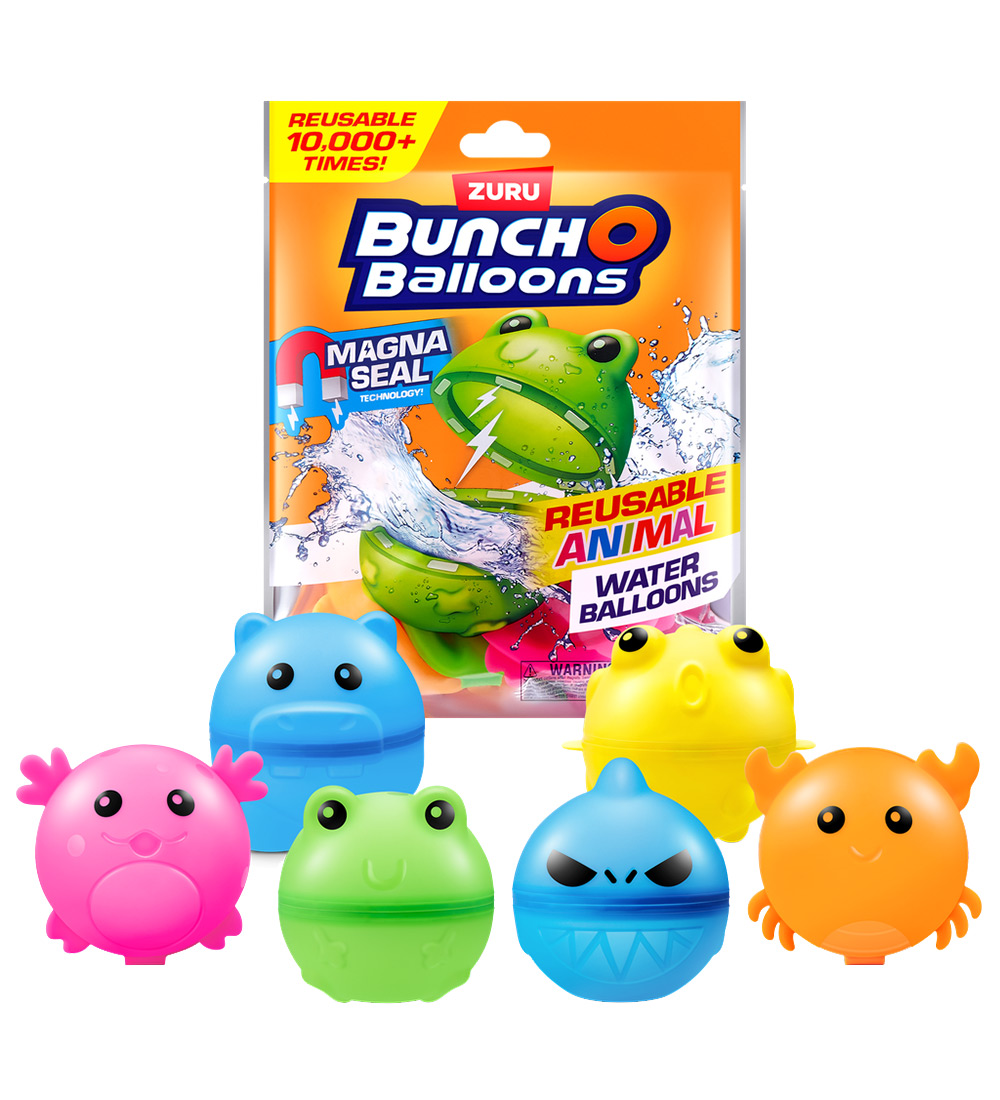 Bunch O Balloons Water Toys - Reusable Water Balloons - 6 pcs