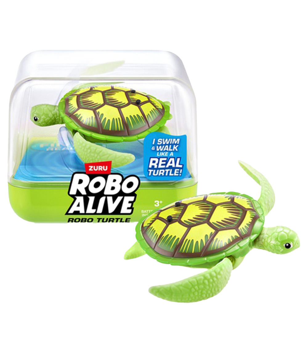 Robo Alive Badespielzeug - Roboter Turtle - Grün