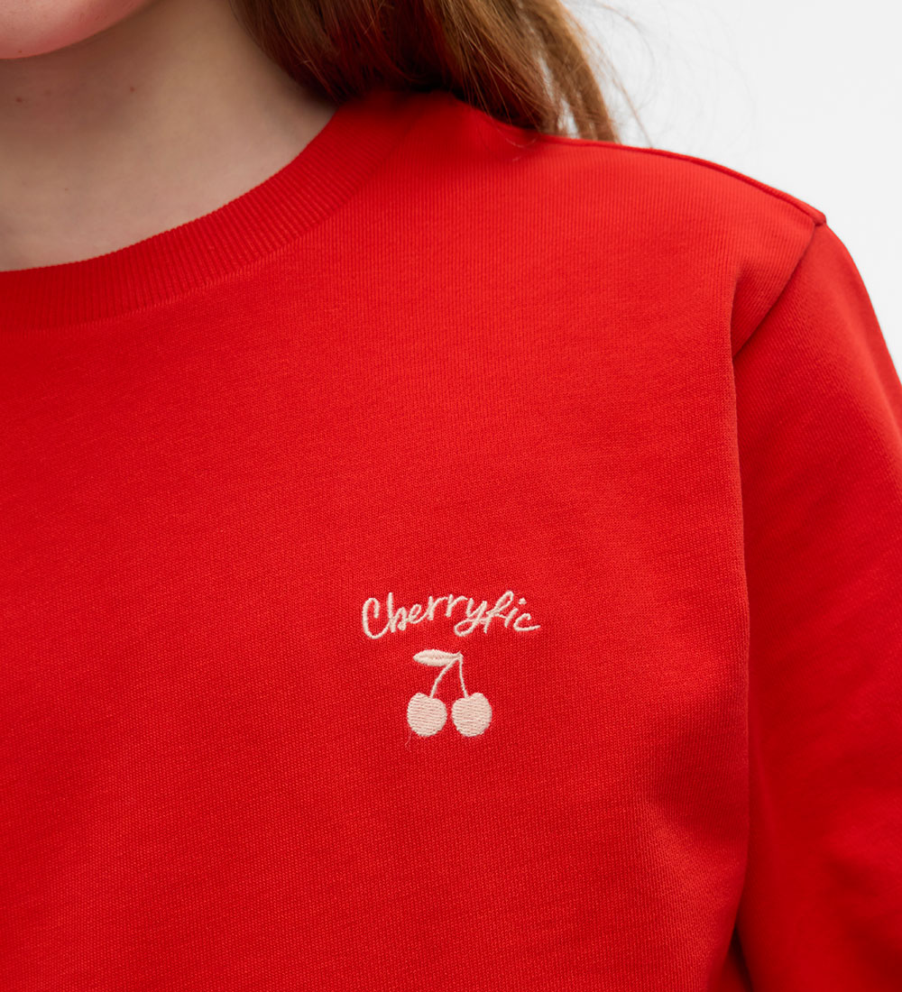 Vero Moda Girl Sweatshirts - VmBrenda - Fiery Red/Cherryfic