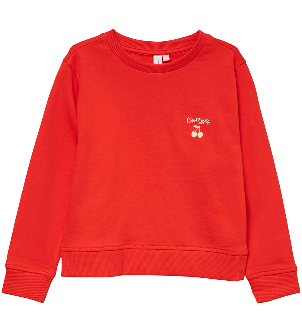 Vero Moda Girl Sweatshirts - VmBrenda - Fiery Red/Cherryfic