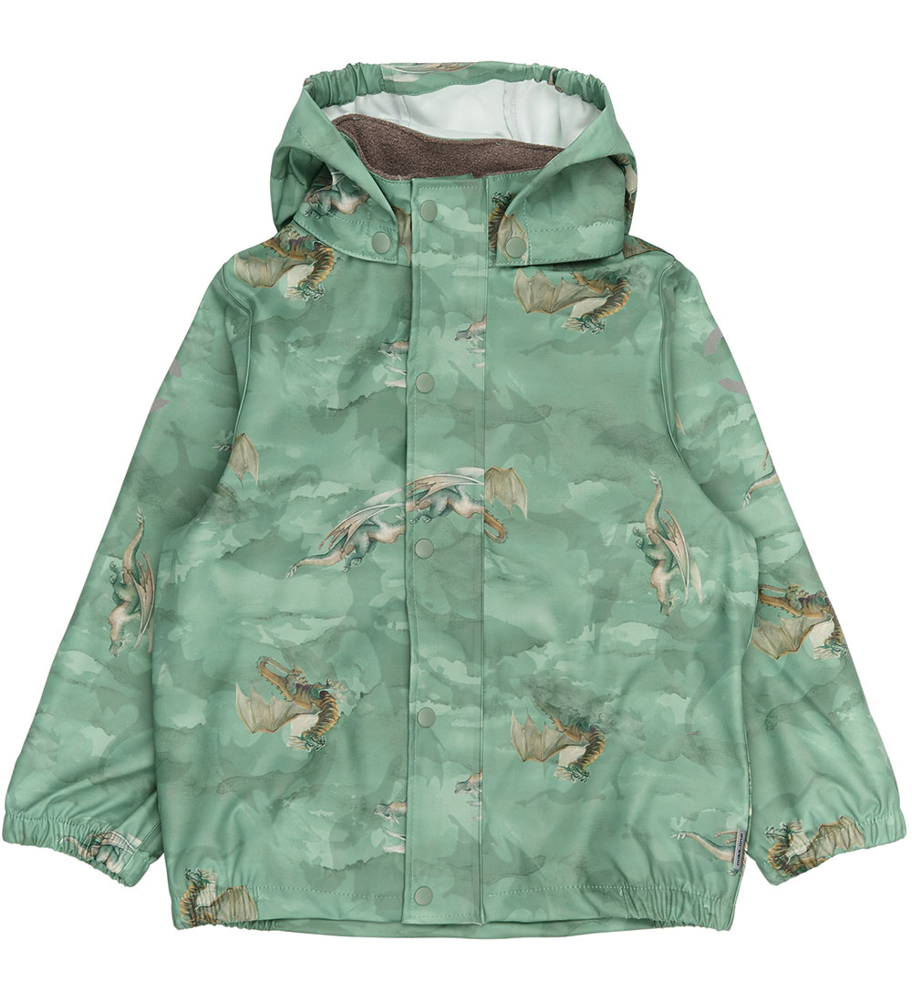 Mikk-Line Regenkleidung m. Träger - PU - Green Bay m. Drachen
