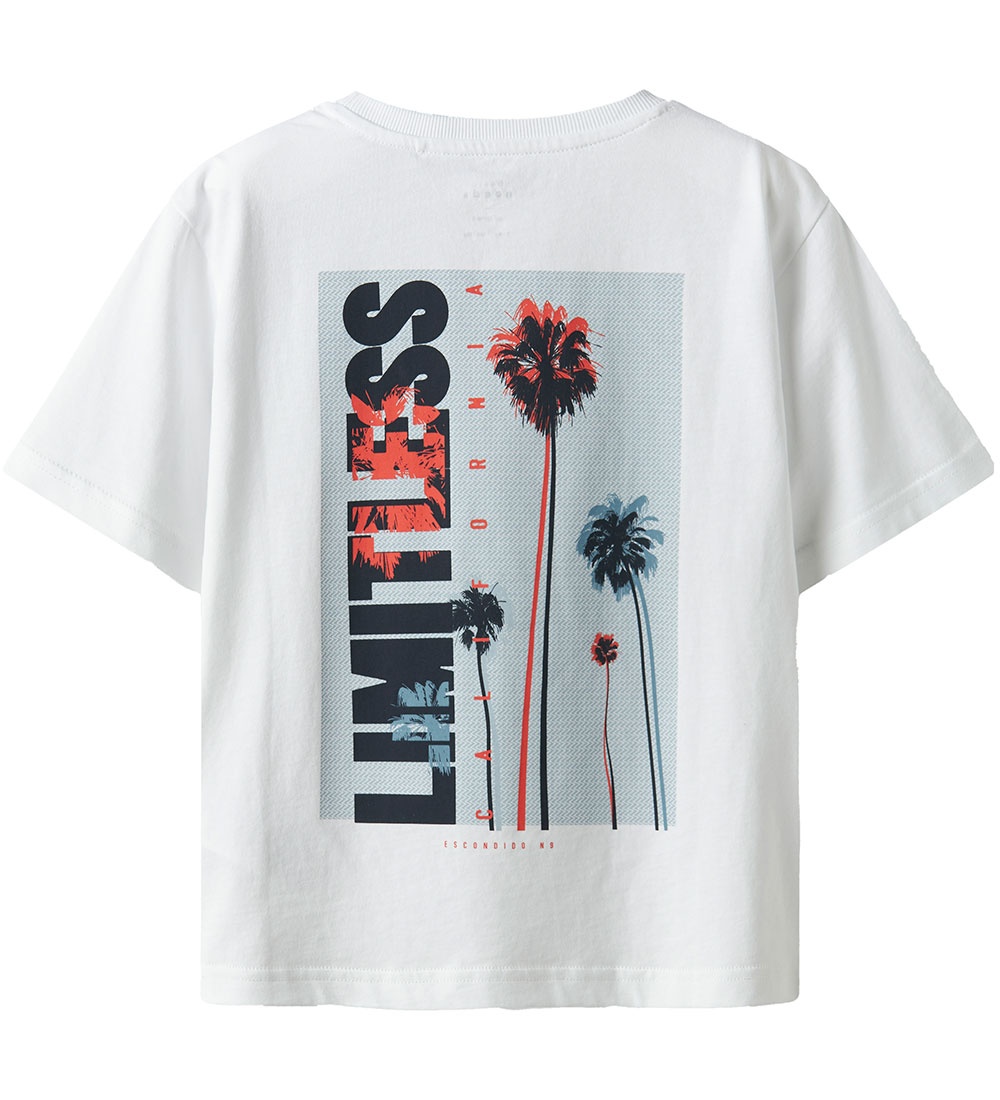 Name It T-Shirt - NkmVelix - Bright White/Grenzenlos