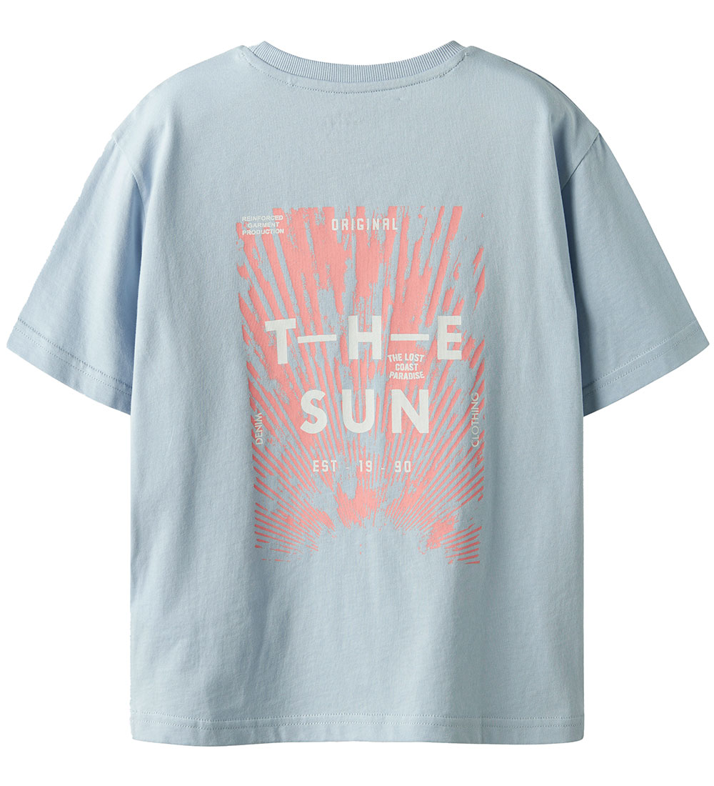 Name It T-shirt - NkmVelix - Celestial Blue/California