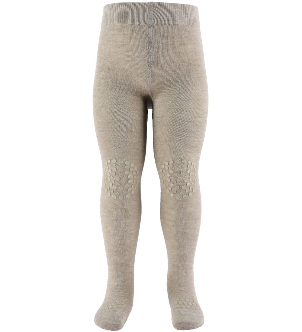 GoBabyGo Tights - Non-Slip - Bamboo - Sand