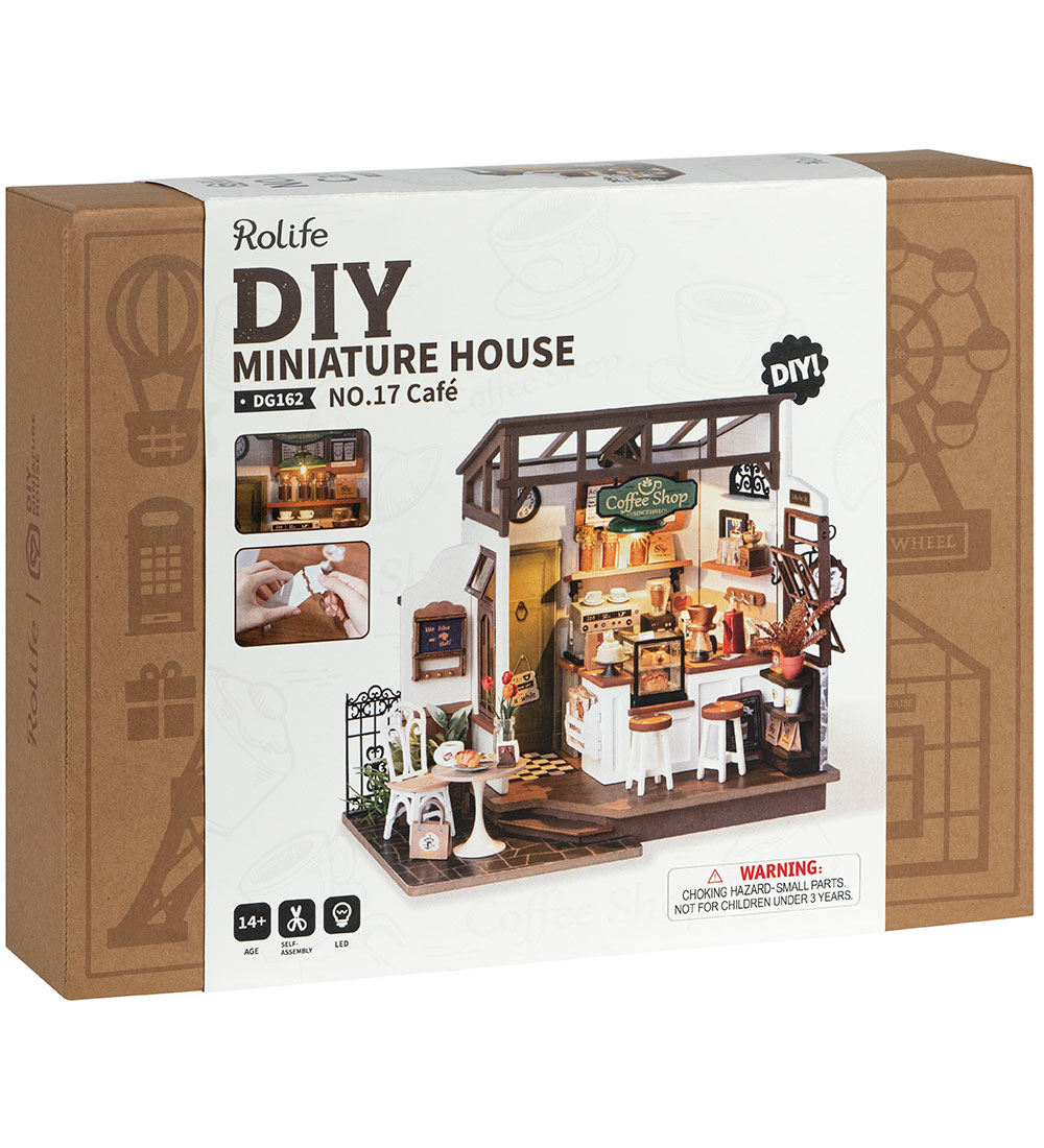 Rolife Miniature diorama - DIY - Slow Life Café DG162 - 183 Part