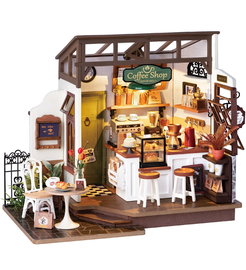 Rolife Miniature diorama - DIY - Slow Life Café DG162 - 183 Part