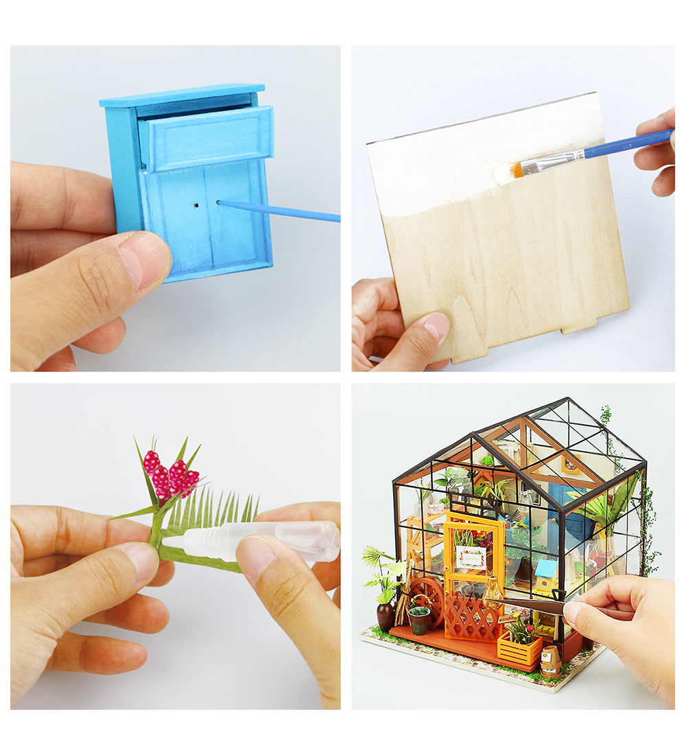 Rolife Miniature Diorama - DIY - Cathy's Flower House DG104 - 14