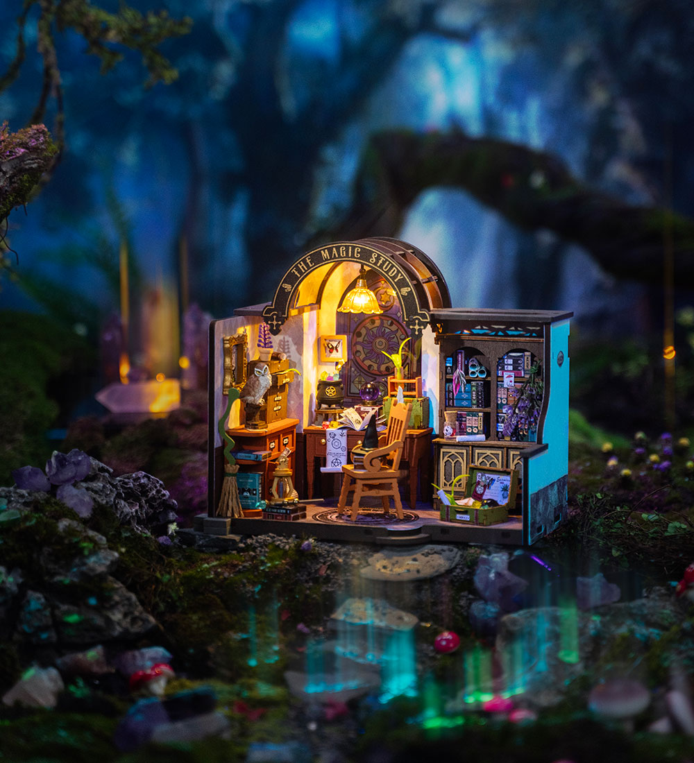 Rolife Miniature diorama - DIY - The Magic Study DG166 - 267 Set