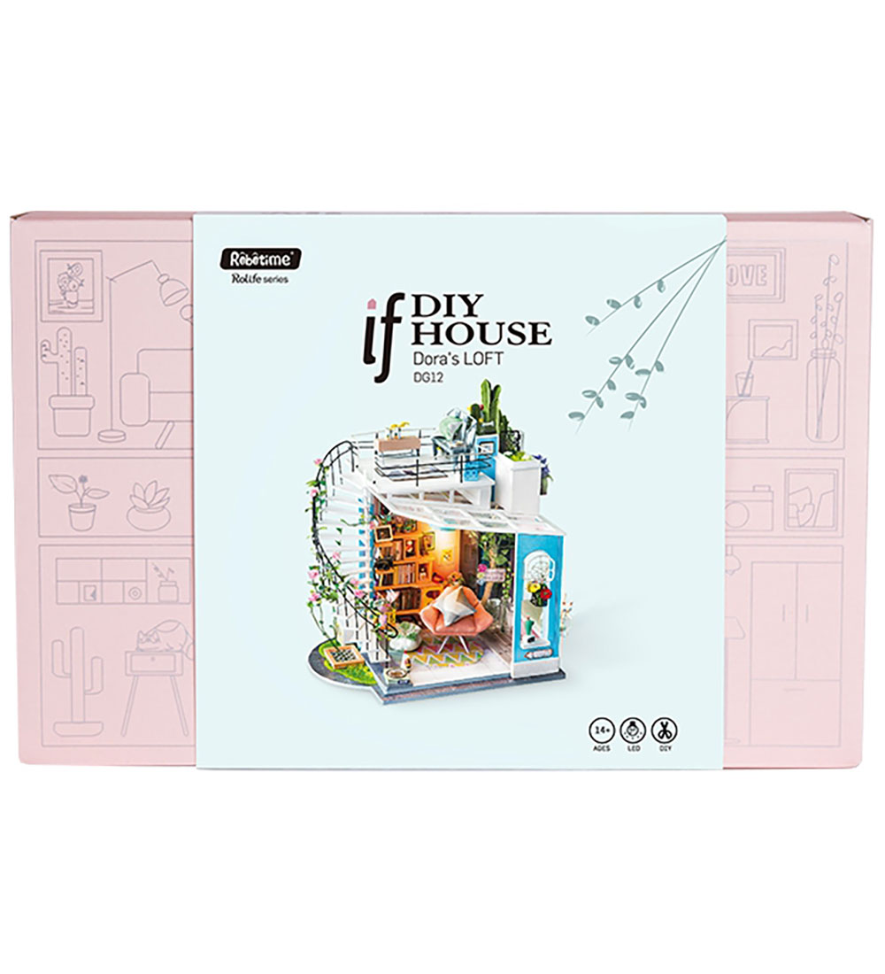 Rolife Miniature diorama - DIY - Dora's Loft DG12 - 171 Parts