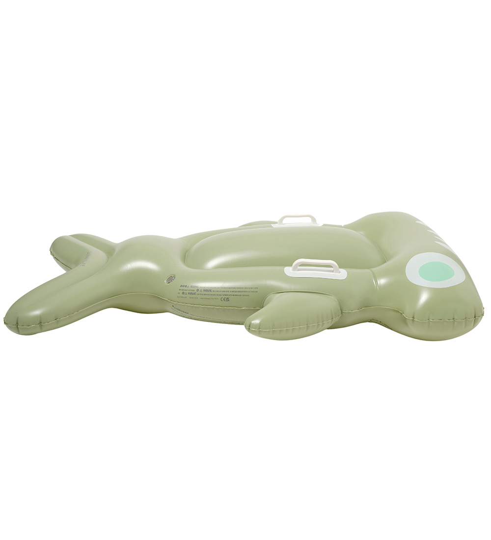 SunnyLife Pool Mattress - 116.5x78 cm - Salty The Shark - Khaki