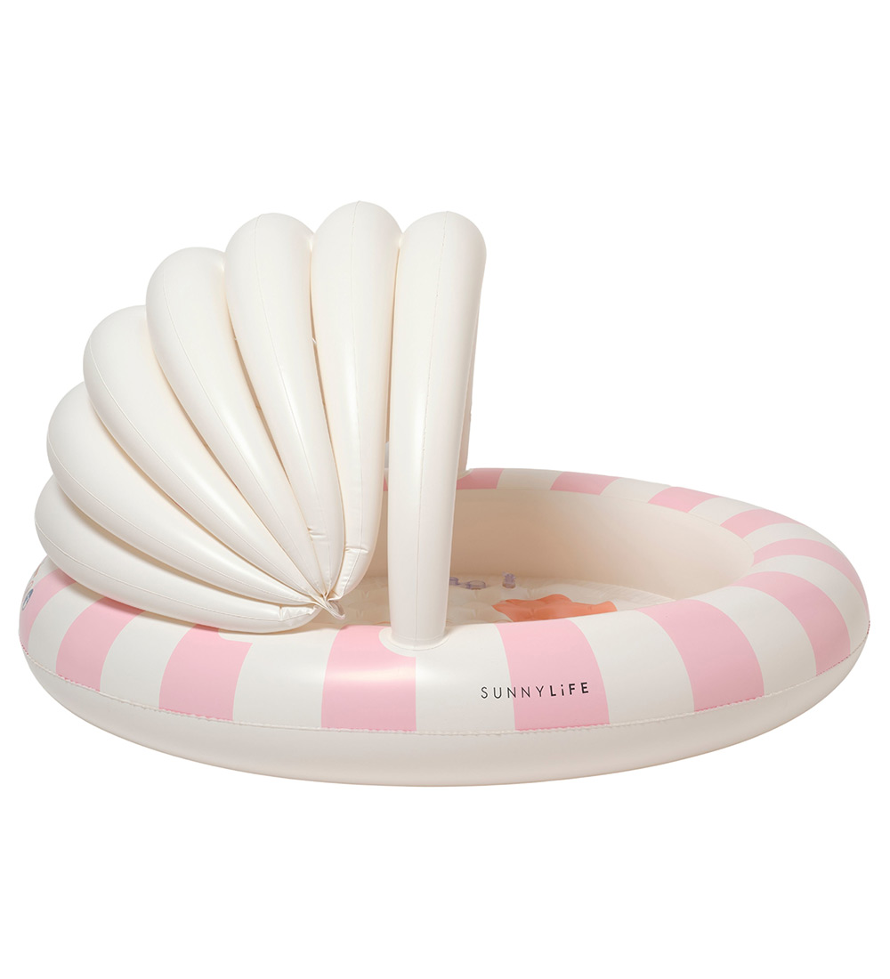 SunnyLife Kiddy Pool w. Brim - 120x104 cm - Cotton Candy - Che