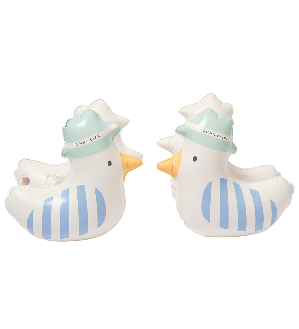 SunnyLife Zwembandjes - 3-6 jaar - Sid De Meeuw - Blue Stripe