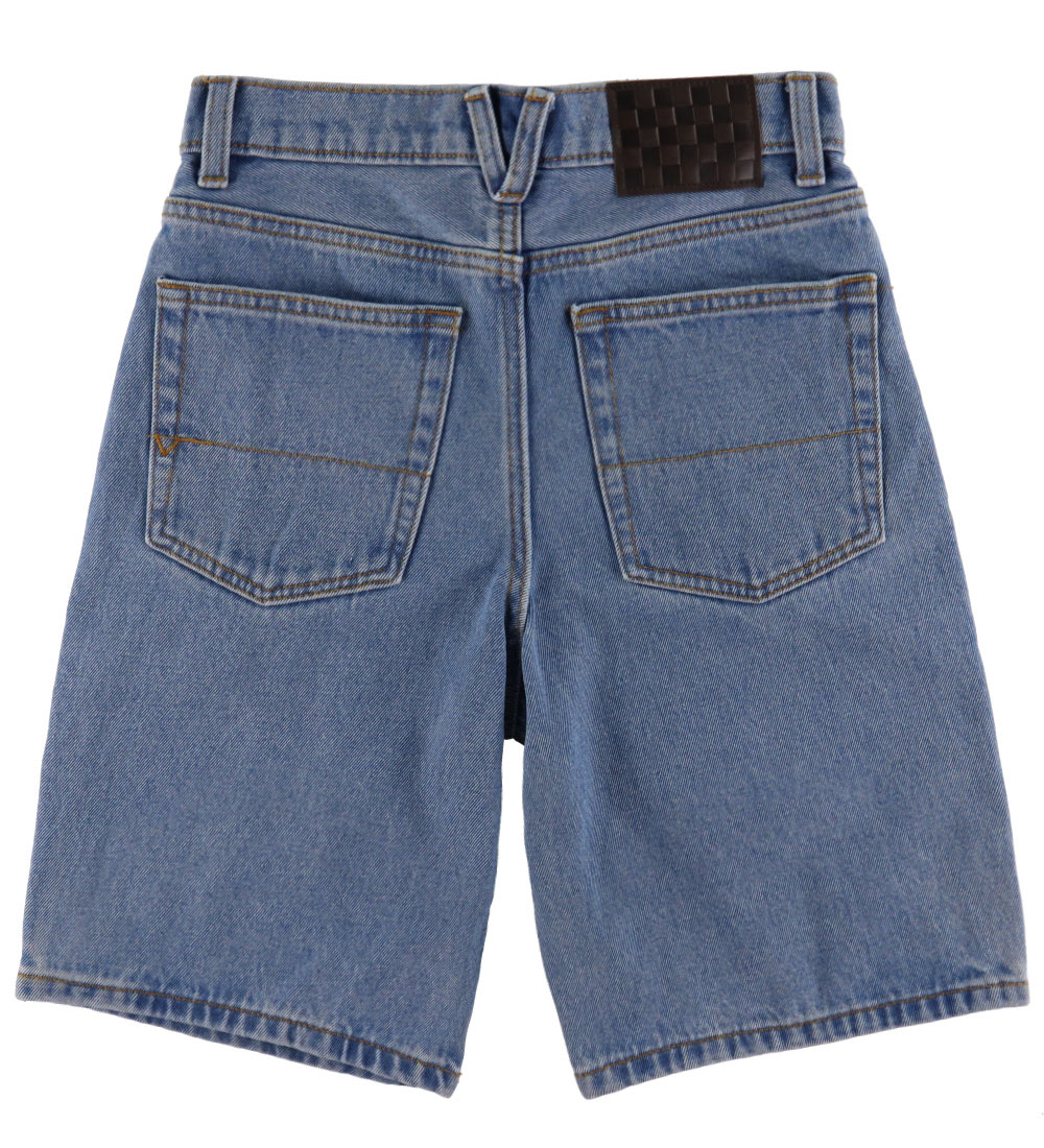 Vans Denimshorts - Check-5 - Baggy - Stonewash/Blue