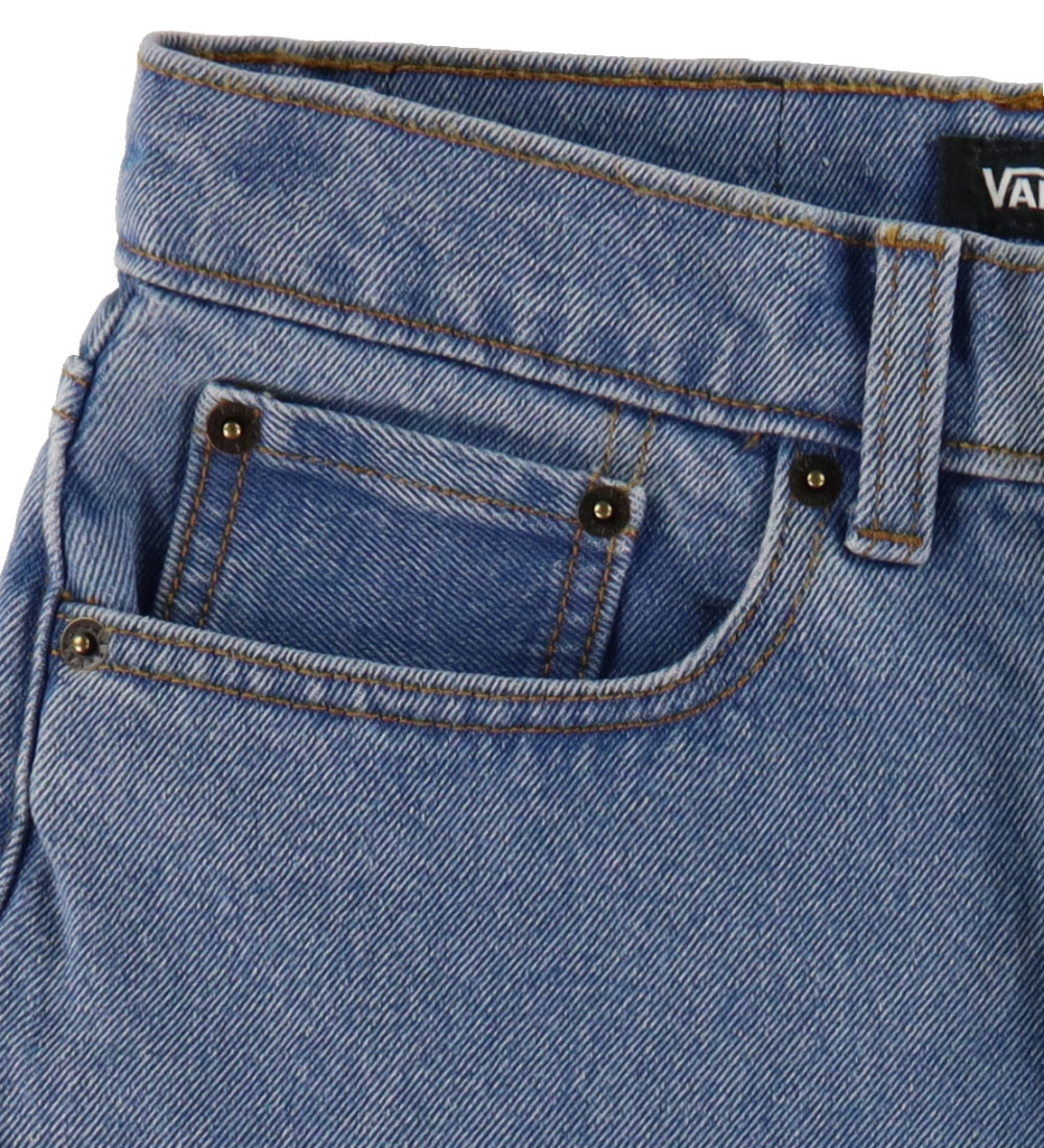 Vans Denimshorts - Check-5 - Baggy - Stonewash/Blue