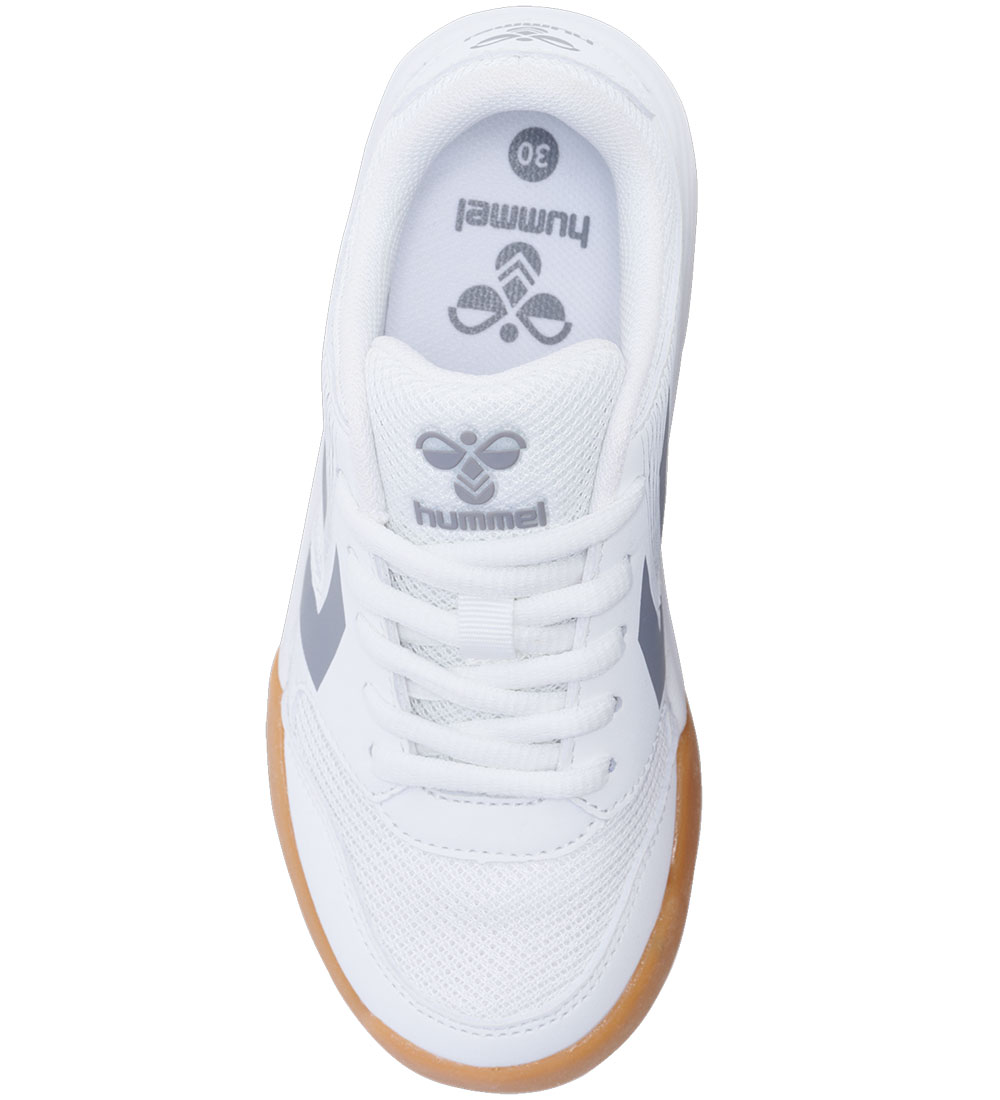 Hummel Hallenschuhe - Multiplay Stall LC Jr - Weiß/Grau