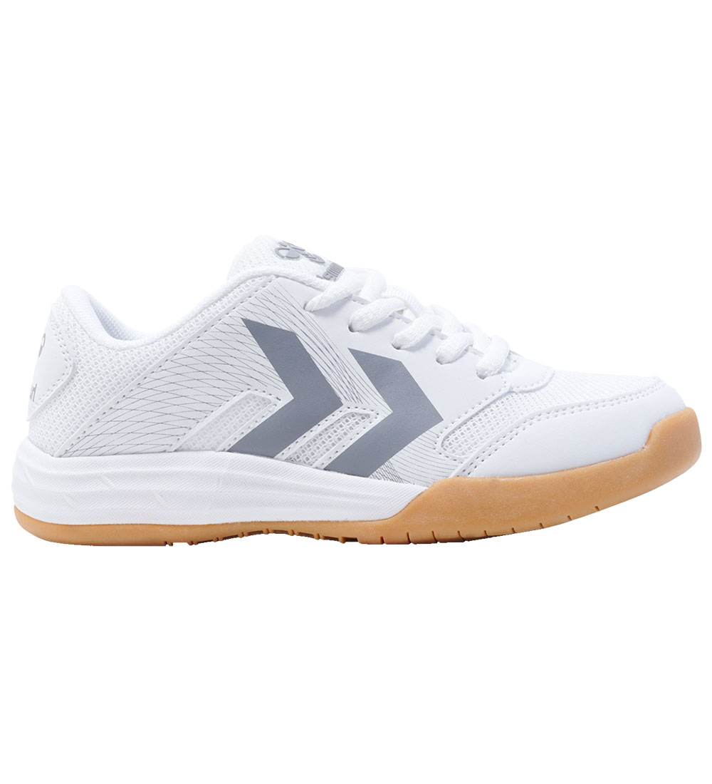 Hummel Hallenschuhe - Multiplay Stall LC Jr - Weiß/Grau