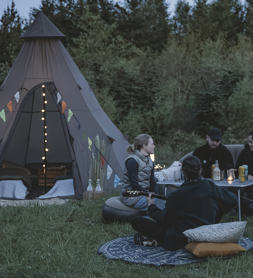 Easy Camp Light Chain - Blur - White