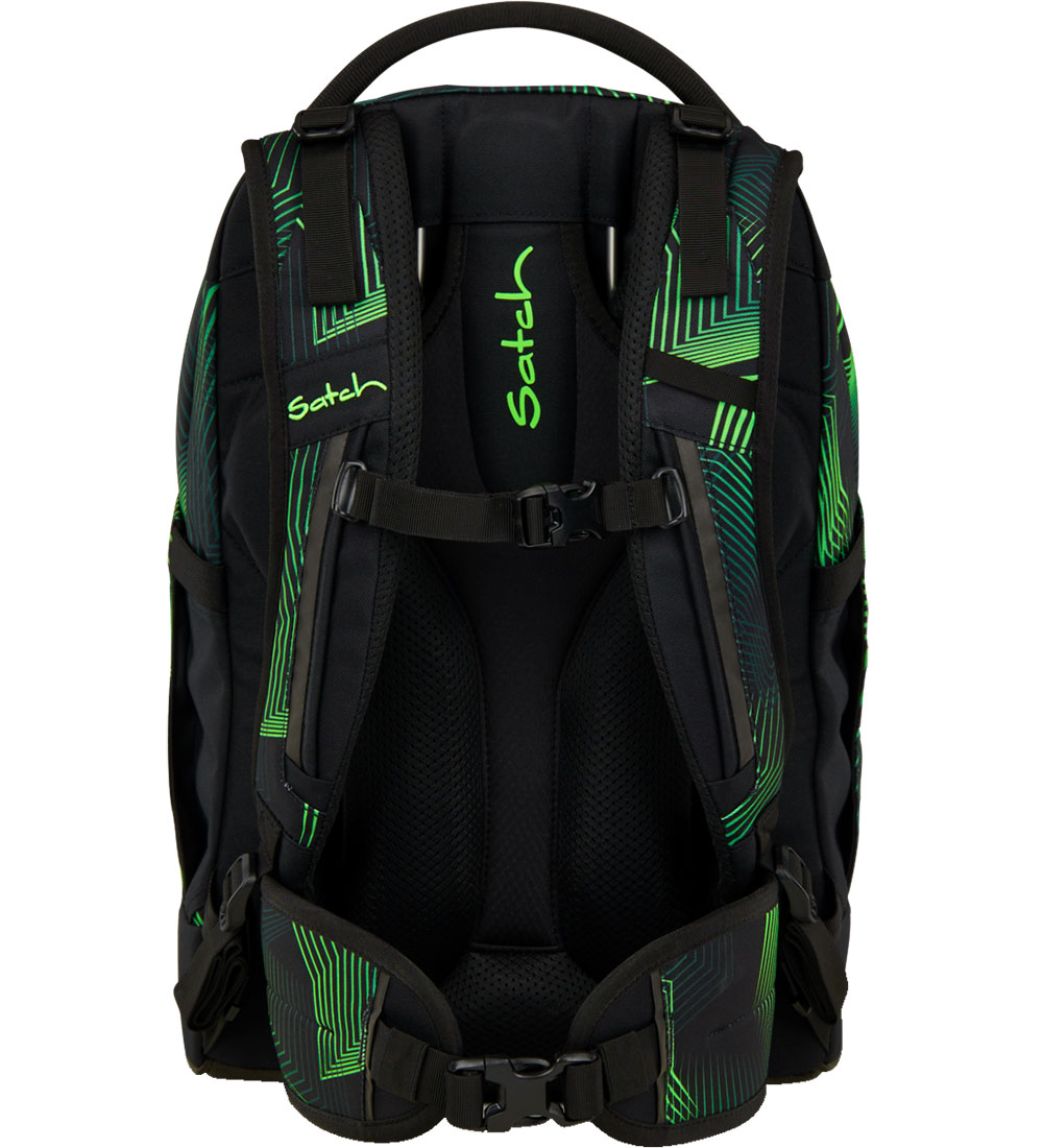 Satch School Backpack - Pack - Seismic Green