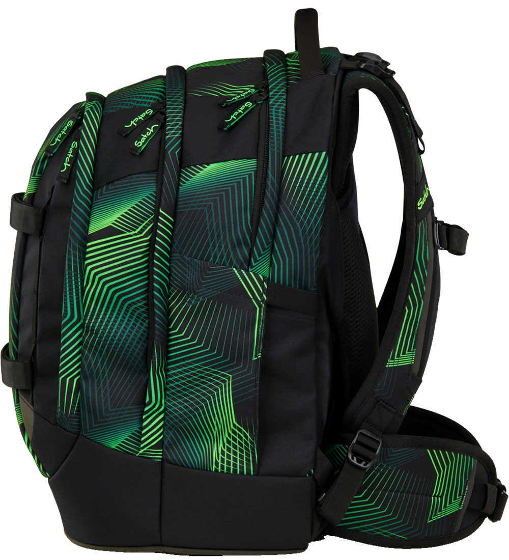 Satch School Backpack - Pack - Seismic Green