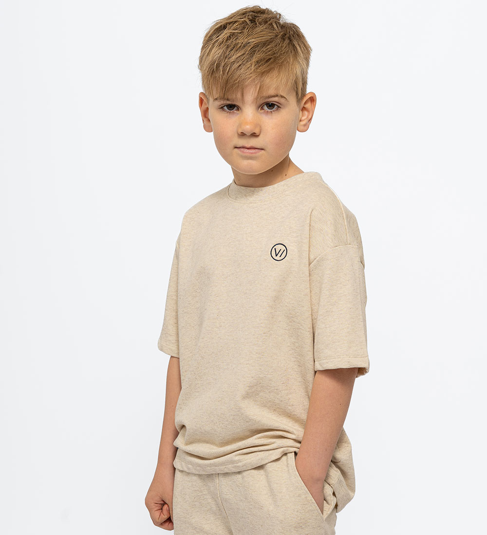 The New T-shirt - TnNorvalde - Oatmeal Melange