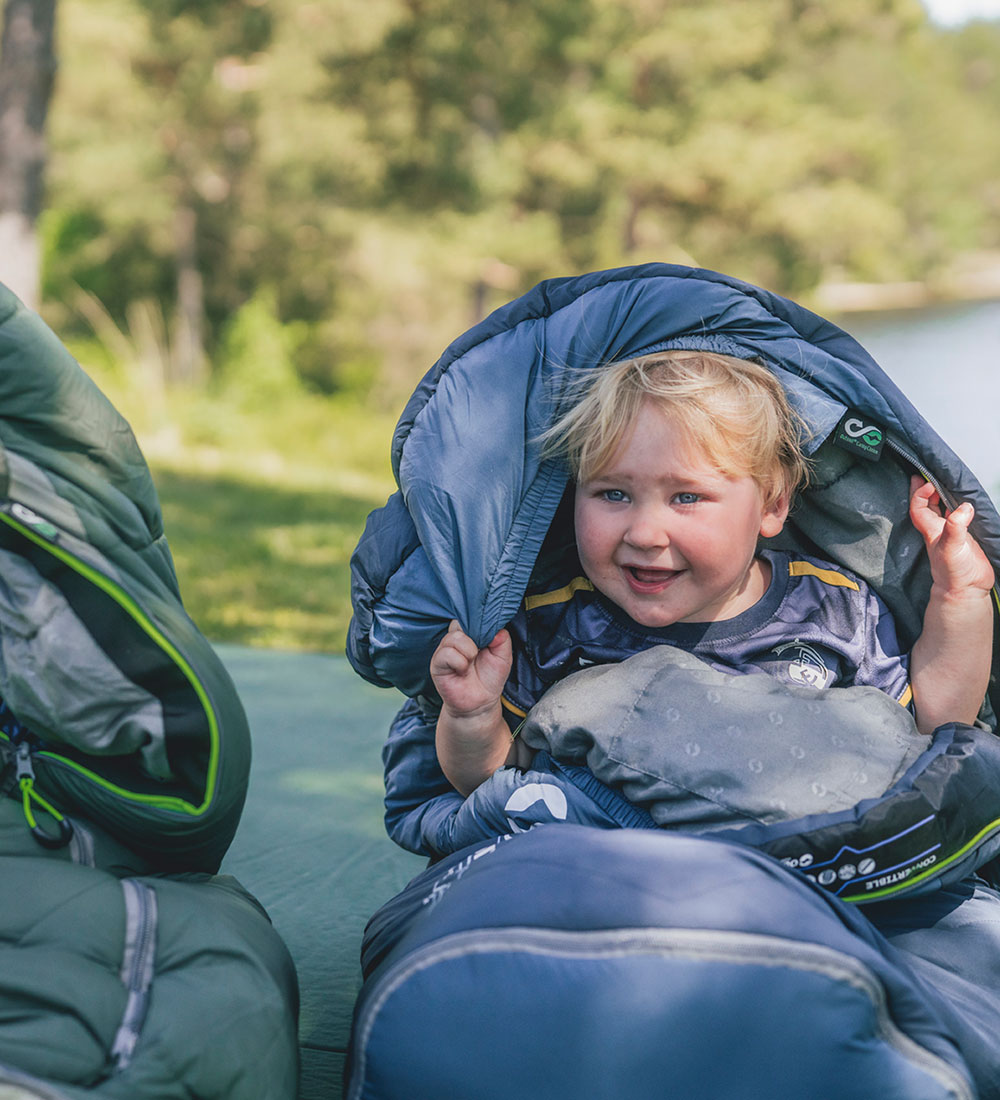 Outwell Sleeping Bag - Convertible Junior - Midnight Blue
