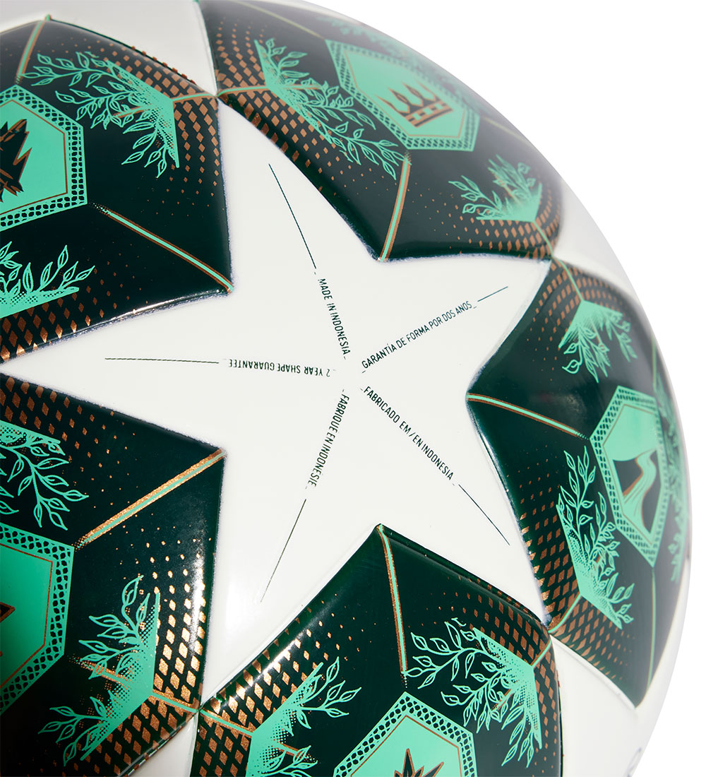adidas Performance Fótbolti - UCL LGE J290 - White/Shagrn/Sslime