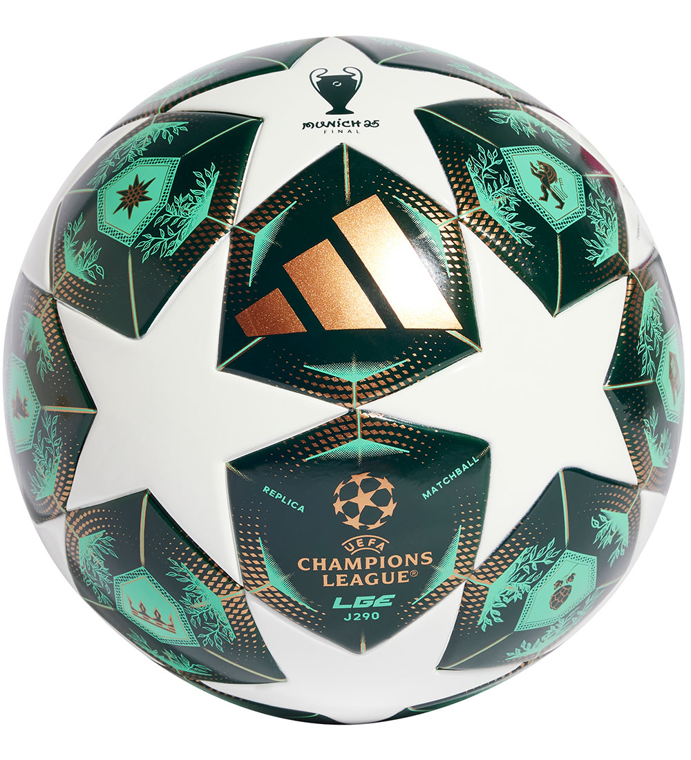 adidas Performance Fótbolti - UCL LGE J290 - White/Shagrn/Sslime