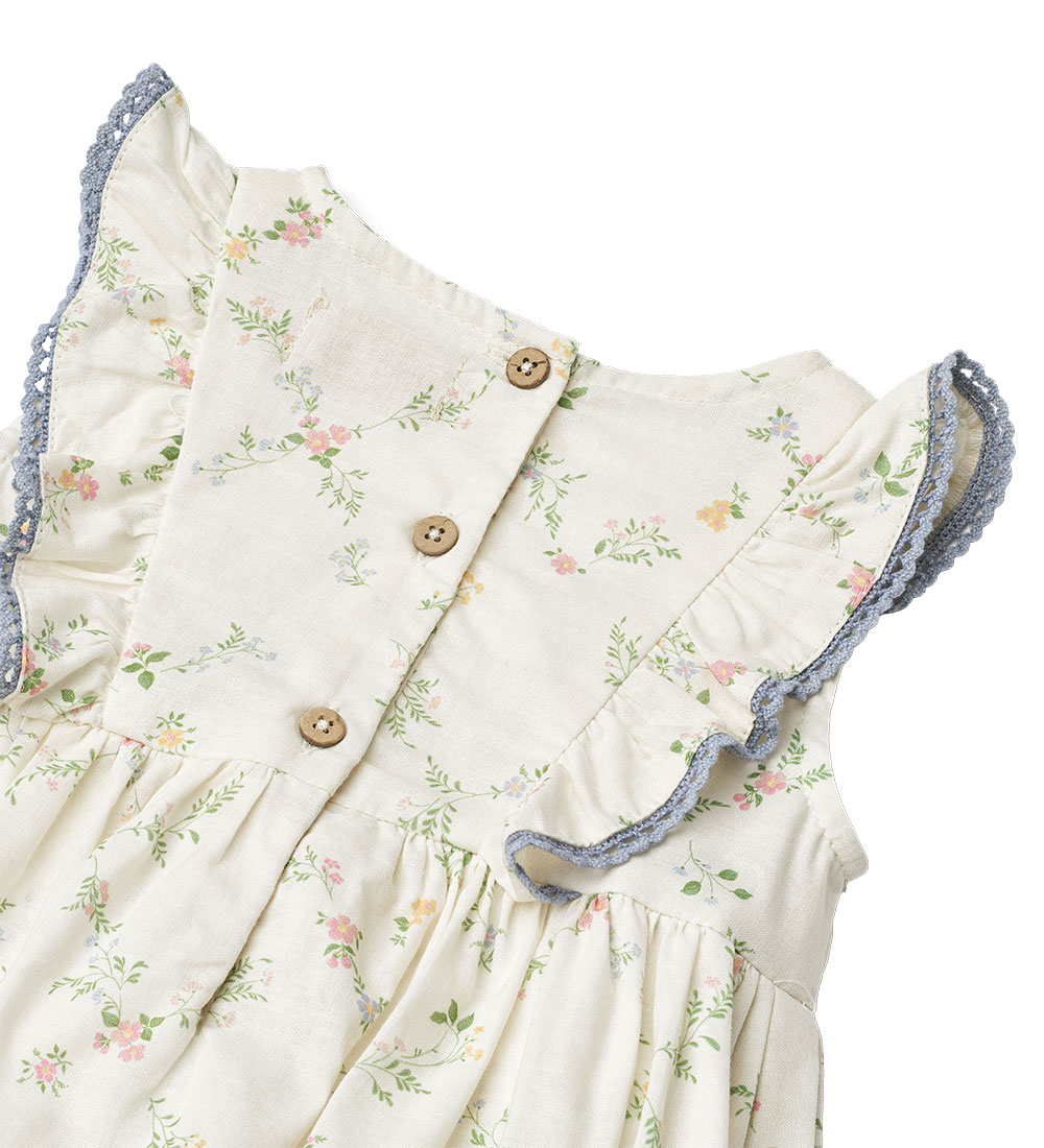 Wheat Bodykleid k/ä - Sofia - Ivory Karierte Blumen