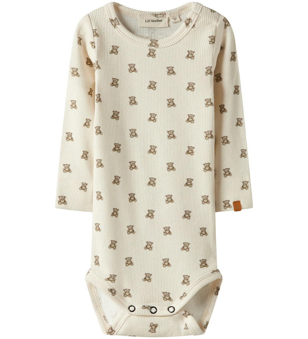 Lil' Atelier Samfella l/e - Rib - NbnGavo - Turtildúfa/Teddy Bea