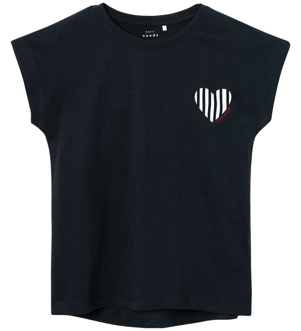 Name It T-shirt - NkfViga - 3-Pack - Ballerina/Dark Sapphire/Bri
