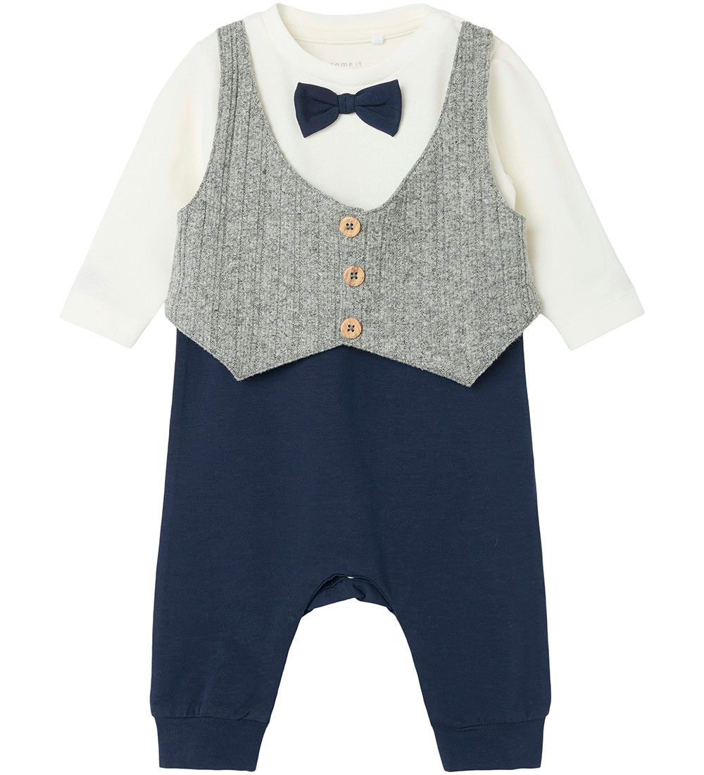 Name It Strampler - NbmFidus - Navy Blazer/Melange