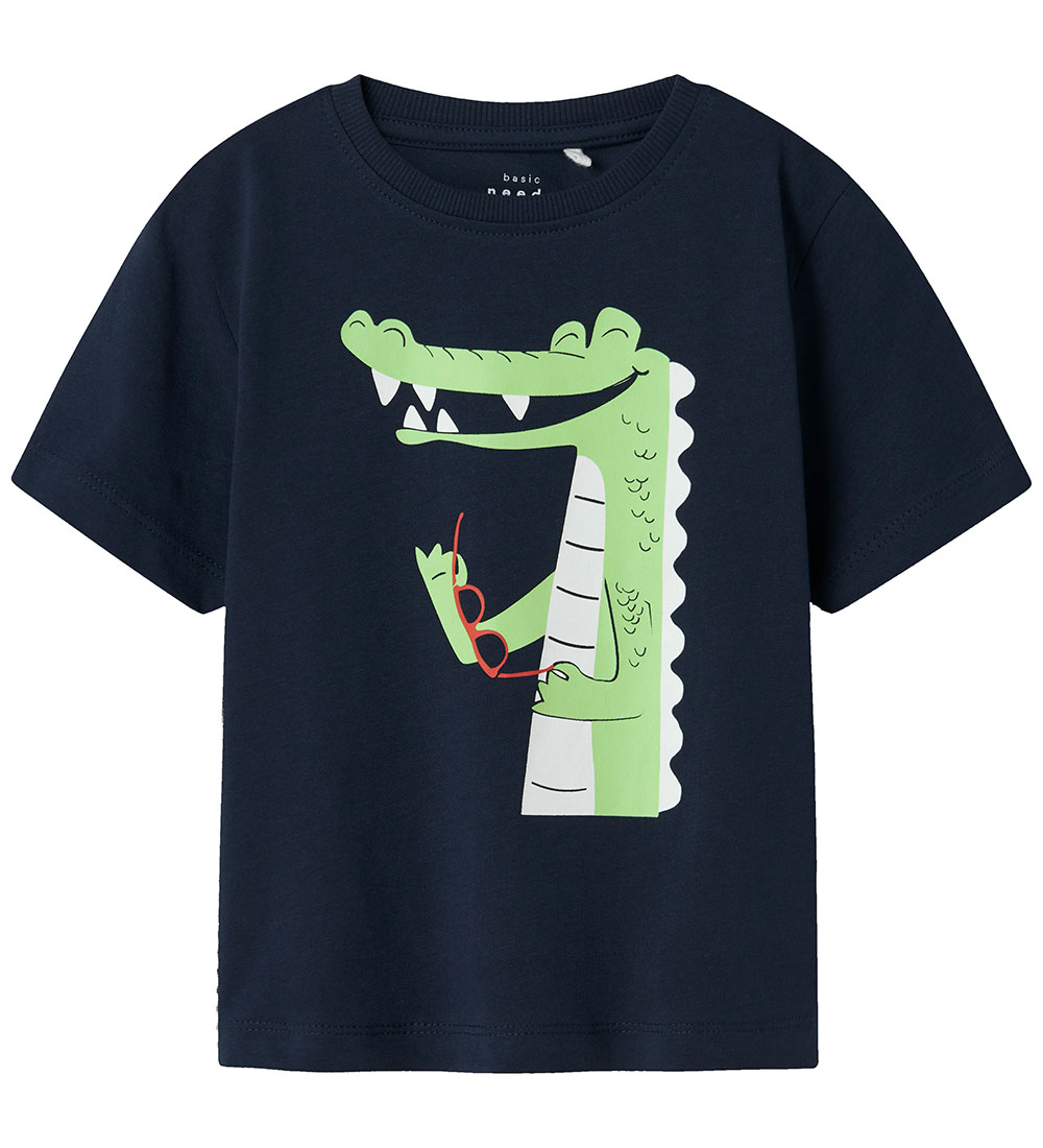 Name It T-shirt - NmmVagno - Navy Blazer/Alligator