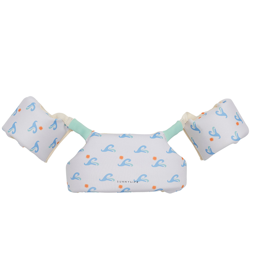 SunnyLife Swim Vest w. Wings - 3-6 Years - Sid The Seagull - Blu