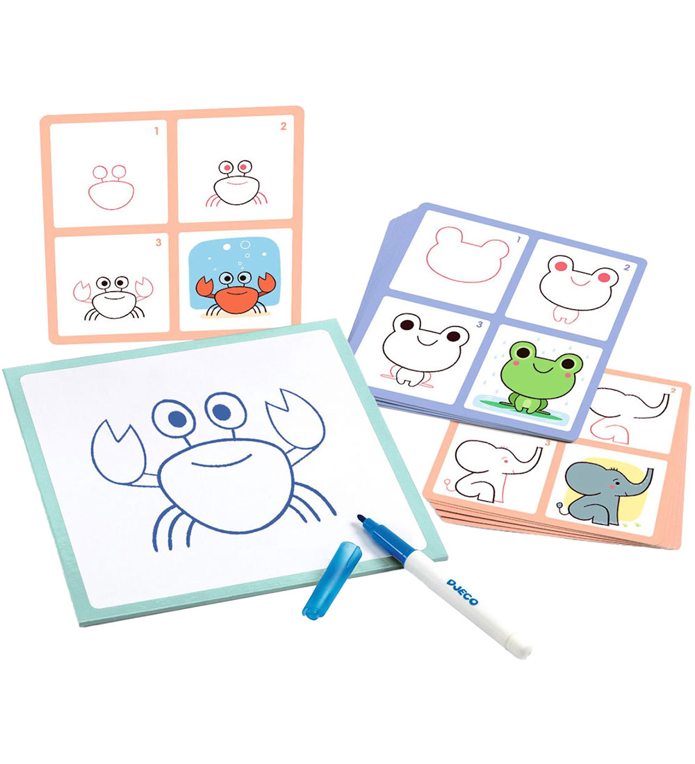 Djeco How To Draw - Step Town Step