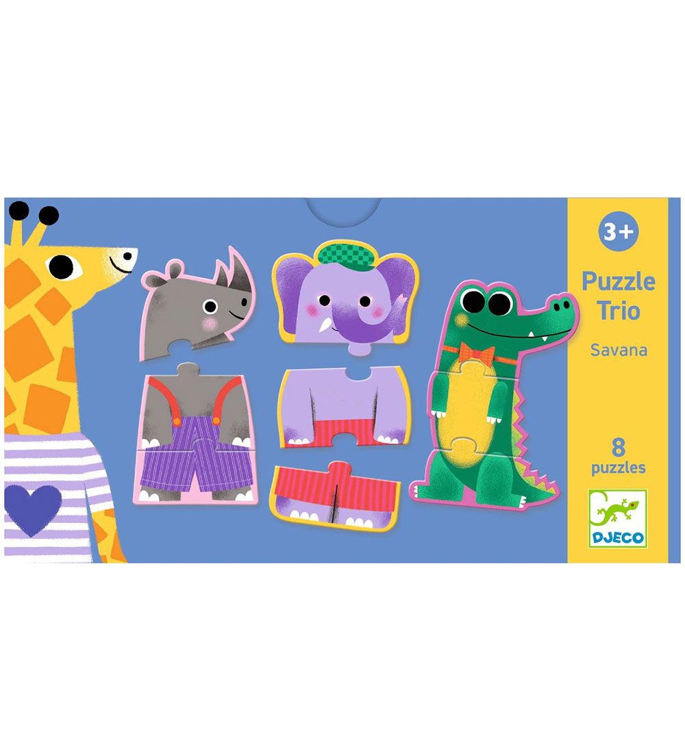 Djeco Jigsaw Puzzle - 24 Bricks - Savana
