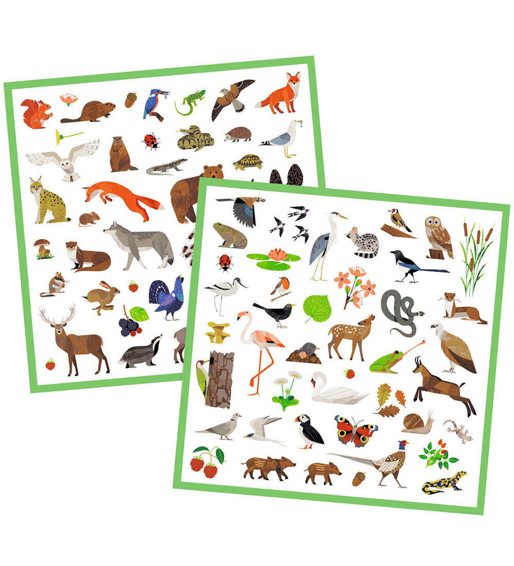Djeco Stickers - 160 pcs - Fauna