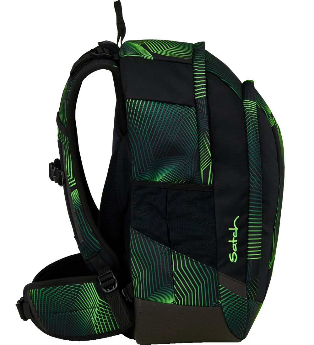 Satch School Backpack - Air - Seismic Green